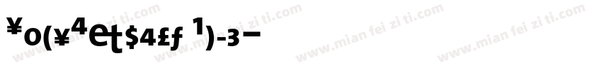 SansExpert Bold字体转换